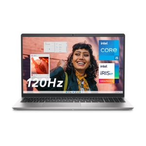 Dell Inspiron 3530 Laptop - 15.6-inch FHD 120Hz Display, Intel Core i5-1334U Processor, 16GB DDR4 RAM, 512GB SSD, Intel Iris Xe Graphics, Windows 11 Home, Migrate Services - Platinum Silver (Aluminum)