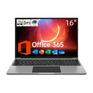 Jumper Laptop, 16 Inch FHD IPS 1200p Screen, 5305U Processor, Office 365 1-Year Subscription, 4GB RAM 128GB Storage, Windows 11 Computer with Stereo Speakers, 1TB SSD Slot Expansion, HDMI.