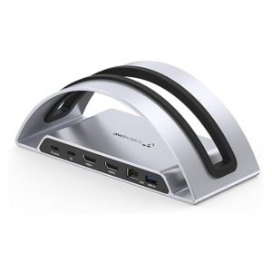 TobenONE Laptop Docking Station Dual Monitor HDMI, USB C Docking Station Stand with 4K, 100W Power, USB A&C 3.2 Ports, SD/microSD, Audio for Dell/HP/Lenovo/Surface