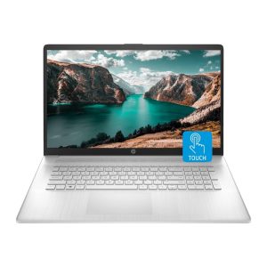 HP 17 Laptop, 17.3" HD+ Touchscreen Display, 12th Gen Intel Core i7-1255U, 64GB RAM, 2TB SSD, Webcam, HDMI, SuperSpeed USB Ports, Wi-Fi 6, Windows 11 Home, Silver