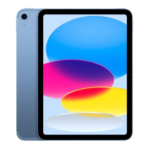 Apple iPad 11-inch: A16 chip, 11-inch Model, Liquid Retina Display, 256GB, Wi-Fi 6 + 5G Cellular, 12MP Front/12MP Back Camera, Touch ID, All-Day Battery Life — Blue with AppleCare+ (2 Years)