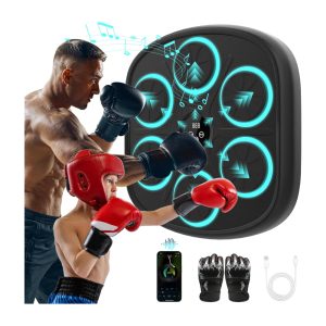 Music Boxing Machine, Upgrade Intelligent Electronic Boxing Trainer with Gloves