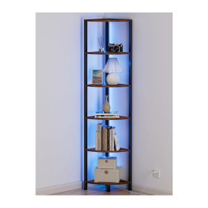 6 Tier Corner Shelf with LED light