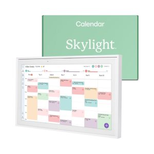 Skylight Calendar: 15-inch Wall Planner Digital Calendar & Chore Chart, Smart Touchscreen Interactive Display for Family Schedules