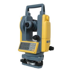Spectra Precision DET-2 Digital Electronic Theodolite, Construction Surveying Equipment Set, Rechargeable and Alkaline Batteries, Carry Case
