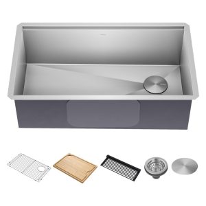 Steel Kitchen Sink 16 Gauge Stainless