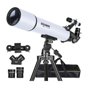 Telescope for Adults High Powered, 80mm Aperture 900mm Professional Refractor Telescope for Adults & Beginners